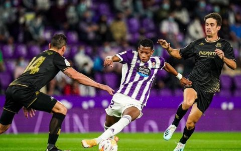 Gonzalo Plata, extremo diestro del Valladolid.