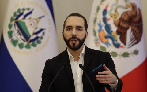 El presidente de El Salvador, Nayib Bukele, en una fotografía de archivo.