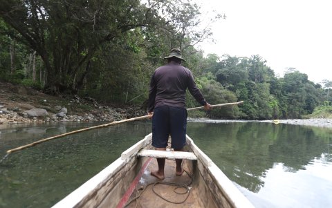 Río. El río Chucunaque es uno de los más correntosos de Panamá