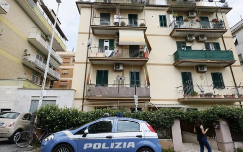 El edificio donde vive el joven sospechoso del asesinato.