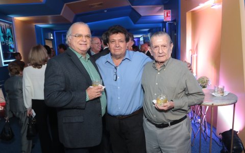 Leonardo De Wind, Holger Martínez y Rodrigo Laniado.