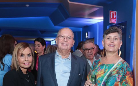 Hilda de Konanz, Max Konanz y Vicky de Laniado.