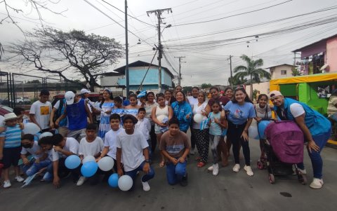 En Pascuales también se realizó un pregón