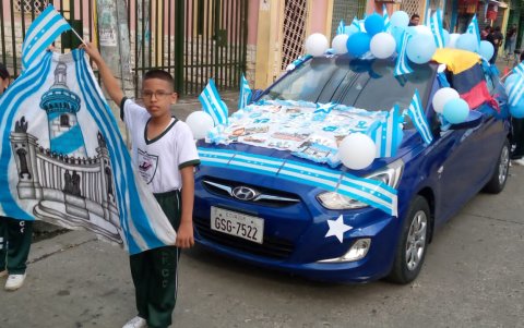 Los niños también estuvieron en el pregón