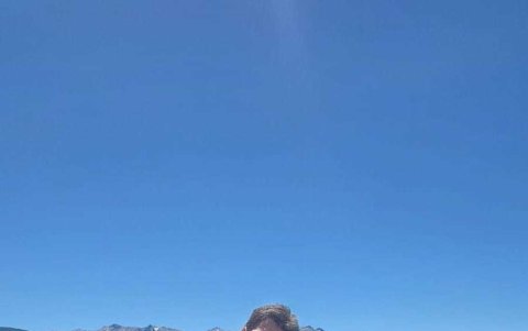 Jan Topic junto a su esposa, Pity Guzmán Santoro.