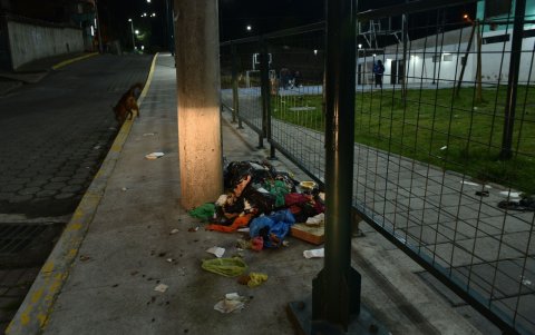 Basurero. La acumulación de desperdicios es otro problema con el que lidian.