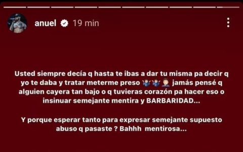 Anuel AA responde a las acusaciones de Yailin