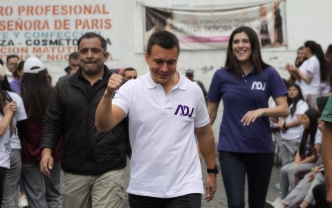 Daniel Noboa explicó que confía en su propia seguridad con la que trabaja desde hace varios años.