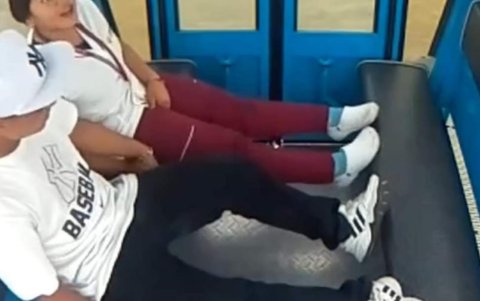 Pareja en la Aerovía