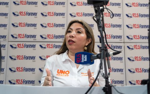 Candidata Yullet Erazo.