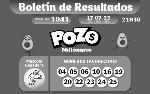 BOLETIN POZO 1041, REVANCHA, LUNES 17 DE JULIO 2023