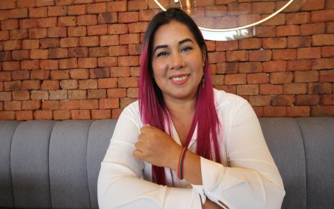 Candidata Johana Cheves.