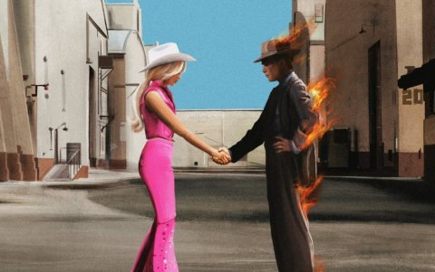 Barbie y Oppenheimer.