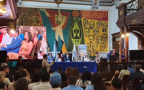 El Consejo de Participación cumplió agenda en Guayaquil por sus fiestas de fundación.