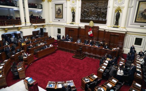 El presidente del Congreso actualmente tiene una tasa de aprobación ciudadana por debajo del 10 %