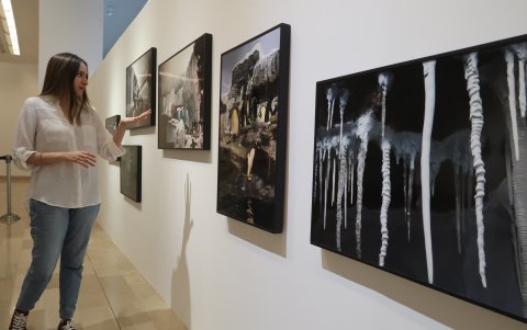 Arte. Parte de los cuadros que conforman ‘Nieve en los valles secos’.