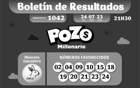 BOLETIN POZO 1042, REVANCHA, LUNES 24 DE JULIO 2023