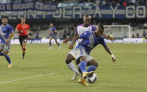 Miller Bolaños fue uno de los goleadores de Emelec en el 2023.