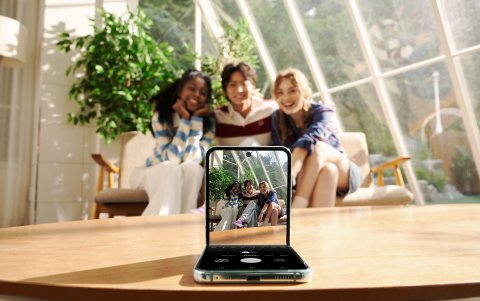El Galaxy Z Flip5 es uno de los favoritos de los creadores de contenido por las facilidades que brinda para a la hora de grabarse o realizarse autofotos.