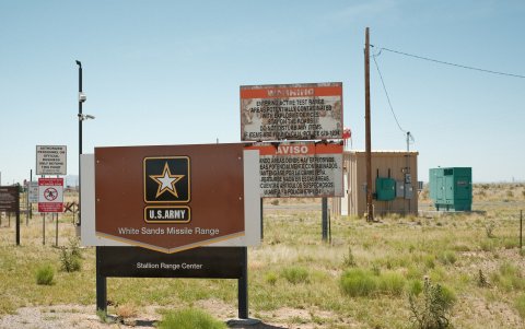 Testimonio. Así se observa en estos días el campo de pruebas Trinity, en Albuquerque (EE.UU), donde se detonó la primera bomba atómica.