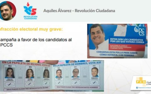 Reporte de la Fundación Ciudadanía y Desarrollo sobre el cierre de campaña de Aquiles Álvarez.
