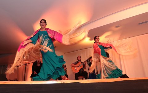 Cerca de 450 personas disfrutaron del espectáculo.