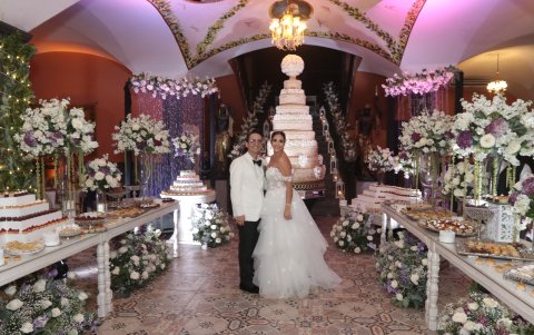 Los novios disfrutaron junto a sus invitados de una tarde y noche llena de alegría.