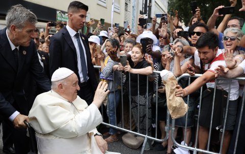 El Pontífice está en Portugal con motivo de la Jornada Mundial de la Juventud (JMJ) , uno de los principales eventos de la Iglesia que reúne al Papa con jóvenes de todo el mundo..