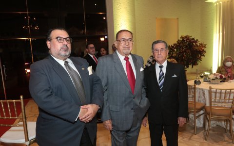 Juan Carlos Núñez, Carlos Núñez Calderón de la Barca y Javier Velásquez.