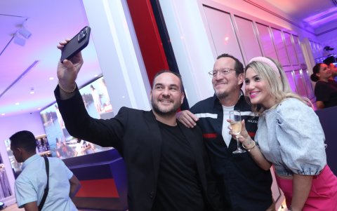 Miguel Ángel Moreno, Andrés Crespo y Raissa Zhuner.