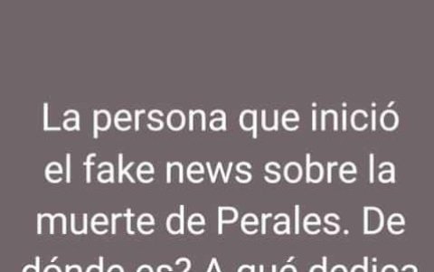 Mensajes en las redes.