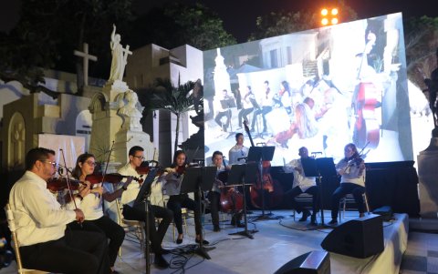 La Orquesta Sinfónica de Guayaquil ofreció una magnífica presentación.