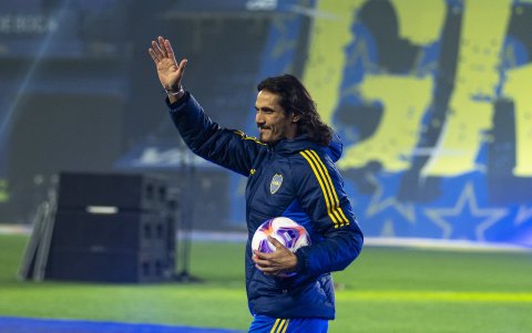 Edinson Canani llegó en junio de 2023 a Boca Juniors y extendió su contrato hasta finales de 2025