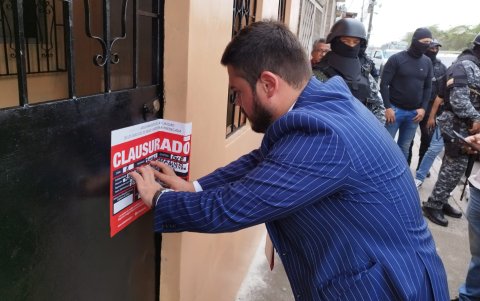 El sitio fue clausurado por las condiciones en que fue hallado.