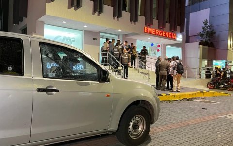 Camioneta en la que fue baleado Villavicencio.