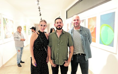 Paola Jaume, David Orbea y Diego Navarro.