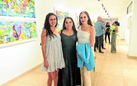 Elisa Icaza, Laura González y Alejandra Chávez.