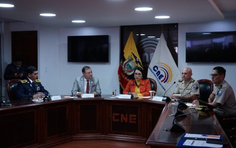 El CNE y las autoridades del área de seguridad han coordinado el operativo para los comicios.