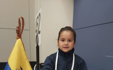 Isabelle Marie Fiallos tiene seis años de edad y es hermana de Bruno.