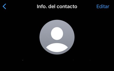 En la información de contacto o grupo se encuentra el botón de videollamada.