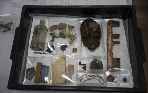 Evidencias.  Algunas de las muestras recolectadas, el 9 de agosto de 2023.