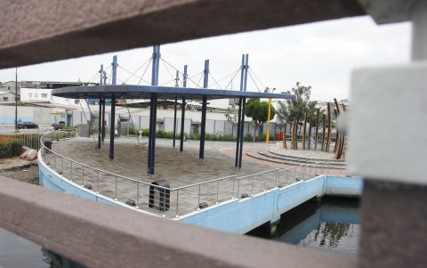 Olvidada. La Plaza de la Música no ofrece actividades hace dos años.