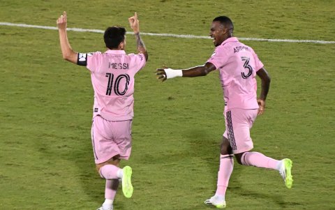 Lionel Messi y Arroyo (d), como pareja letal en el Inter Miami.