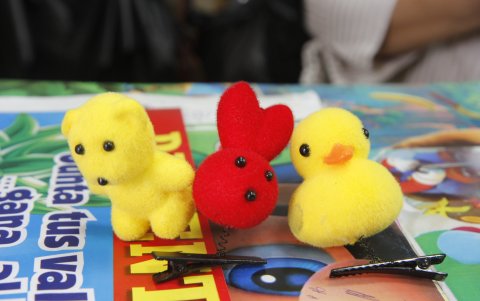 Juguetes.- Los importadores también han traído a Guayaquil el conejo y el oso.