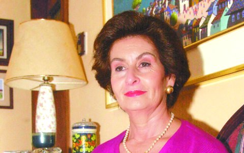 Carmen Calisto, la única ex primera dama, de esta lista, que todavía vive.