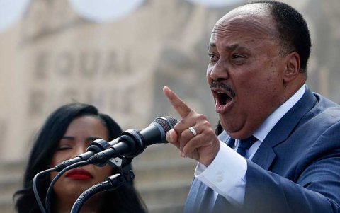 Martin Luther King III formó parte de la marcha