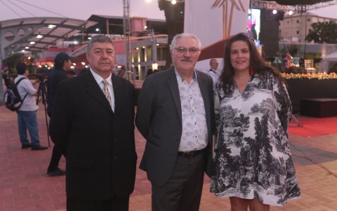 José Brito, Julián De Zubiria y María Isabel Salvador.