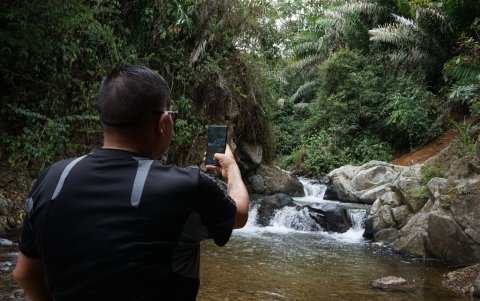 Vertientes. El Chocó Andino aún posee vertientes de agua limpia que van a la zona urbana de Quito.