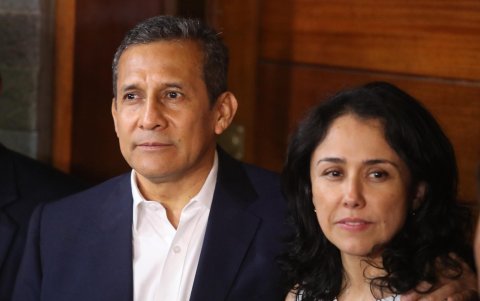 El expresidente peruano Ollanta Humala y su esposa, Nadine Heredia, en una fotografía de archivo.