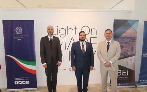 Mirko Costa, Hugo Calle y Víctor Jurado.